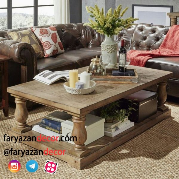 میز جلو مبلی چستر انگلیسی