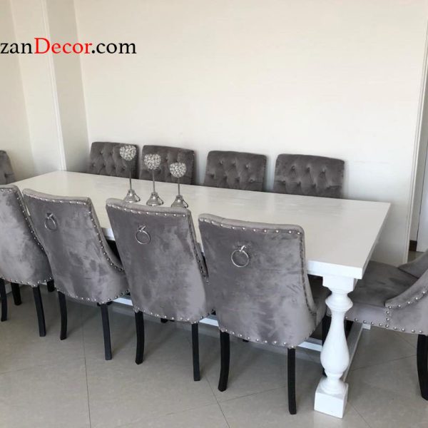 میز ناهار خوری پایه ستونی