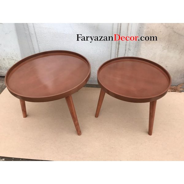 میز جلو مبلی لبه دار