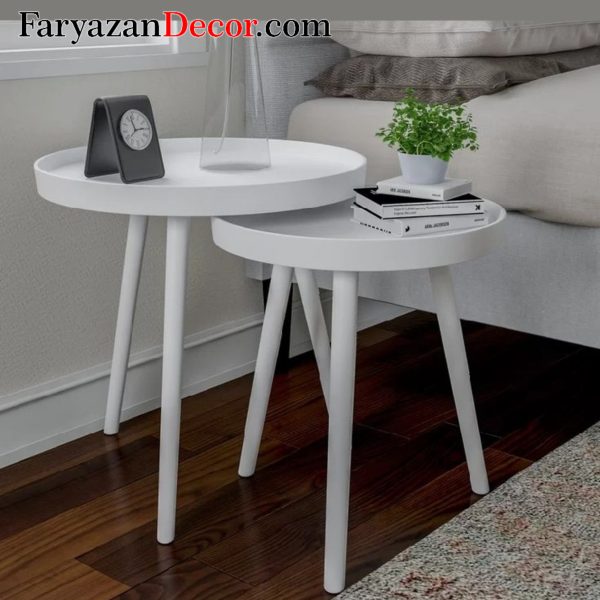 میز عسلی فریازان دکور مدل پایه بلند لبه دار 37 PhotoGrid 1629978075545