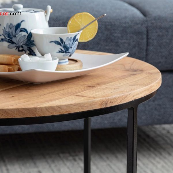 میز جلو مبلی گرد فریازان دکورمدل FW 15 8 1۱۷