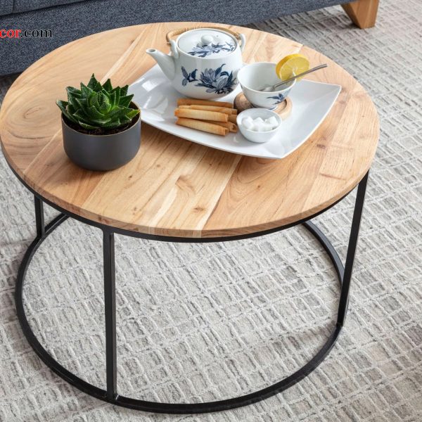 میز جلو مبلی گرد فریازان دکورمدل FW 15 9 1۱۸
