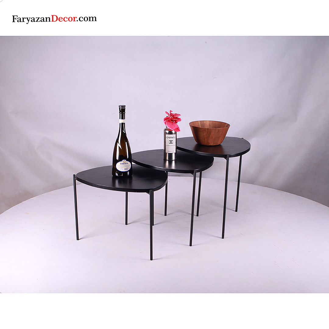 میز عسلی فریازان دکورسه تکه مدل FW26 28 نمونه تولید شده میز عسلی فریازان دکورسه تکه مدل FW26