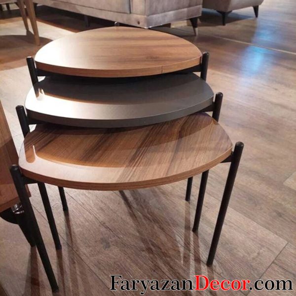 میز عسلی فریازان دکورسه تکه مدل FW26 41 میز عسلی فریازان دکورسه تکه مدل FW26