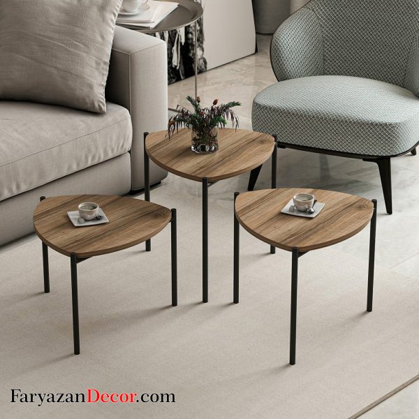 میز عسلی فریازان دکورسه تکه مدل FW26 46 میز عسلی فریازان دکورسه تکه مدل FW26
