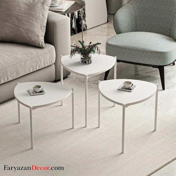 میز عسلی فریازان دکورسه تکه مدل FW26 50 میز عسلی فریازان دکورسه تکه مدل FW26