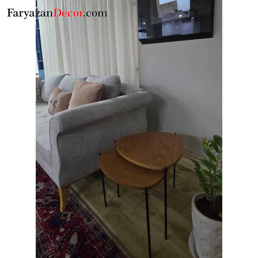 میز عسلی فریازان دکورسه تکه مدل FW26 26 میز جلومبلی FW26 عکس ارسالی خریدار گرامی