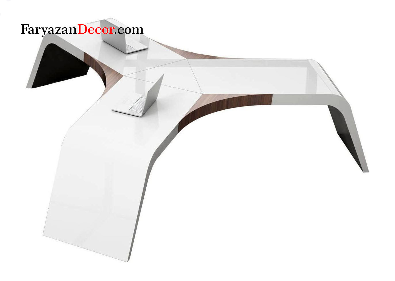 میز کار گروهی و سایت فریازان دکور مدل M102 3 ۹۹۴ copy