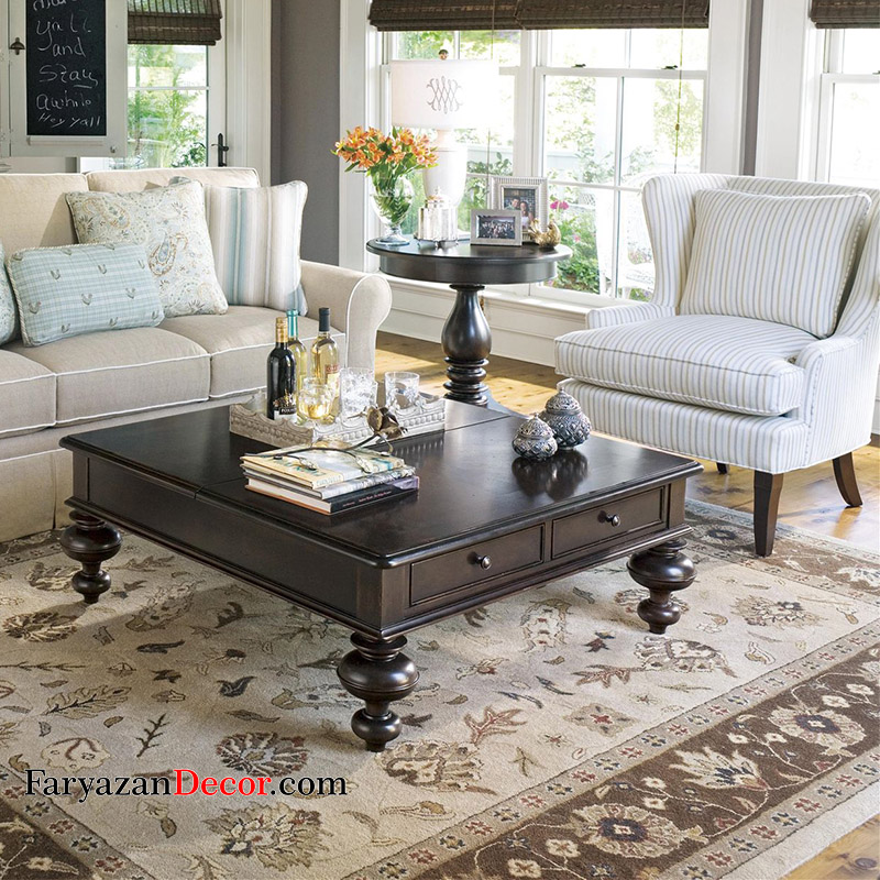 میز جلو مبلی کلاسیک مدل K32 1 faryazandecor