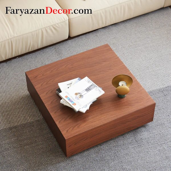 میز جلو مبلی فریازان دکور مدل box 39 میز جلو مبلی فریازان دکور مدل box