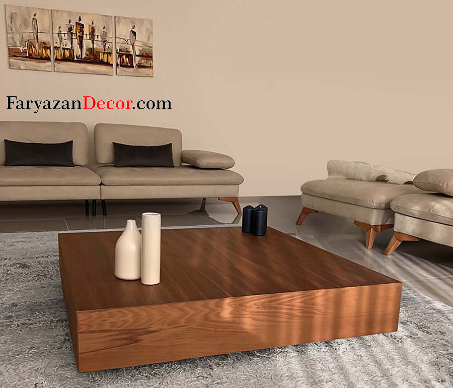 میز جلو مبلی فریازان دکور مدل box 1 faryazandecor
