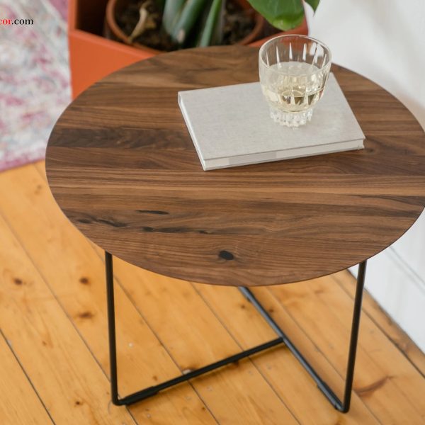 میزعسلی بلوط فریازان دکور مدل walnut 30 میز جلو مبلی فریازان دکور مدل walnut