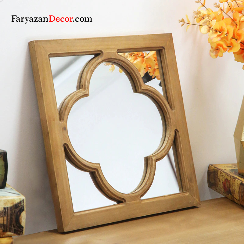 آینه فریازان دکور مدل flower 4 آینه فریازان دکور مدل flower