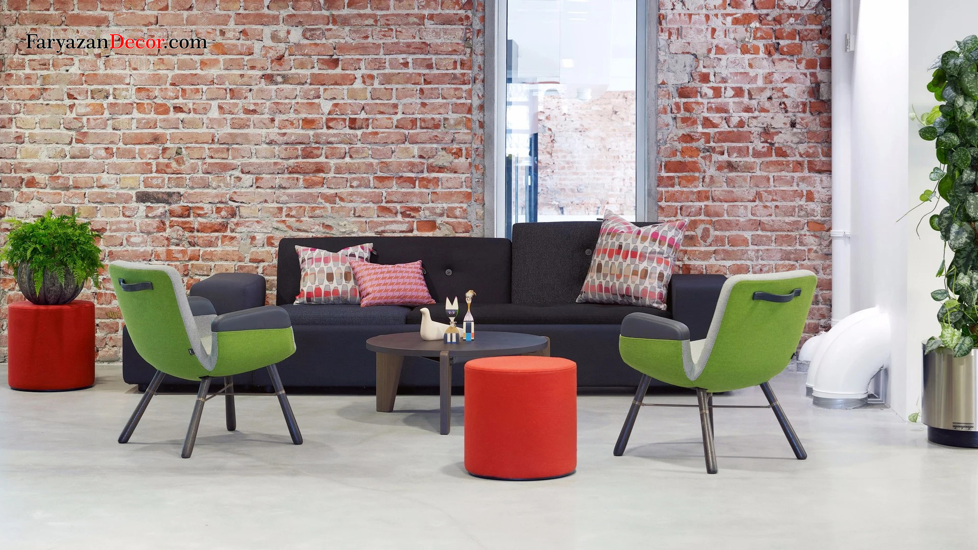 میز جلو مبلی فریازان دکور مدل Vitra 7 میز جلو مبلی فریازان دکور مدل Vitra