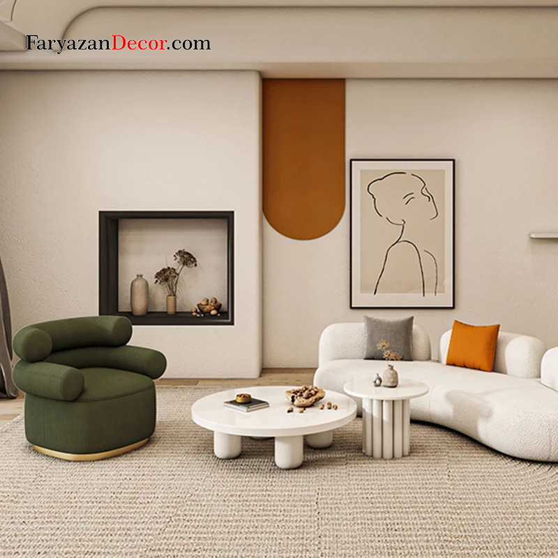 میز جلو مبلی فریازان دکور مدل Minimalist 6 میز جلو مبلی فریازان دکور مدل Minimalist