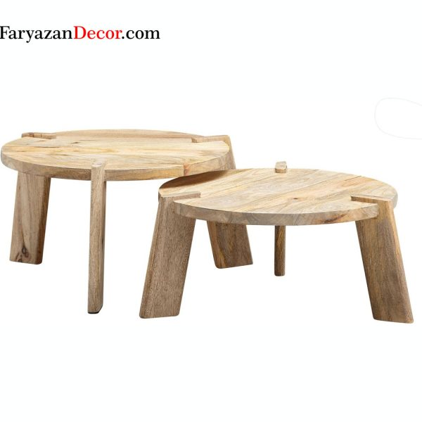 میزجلومبلی فریازان دکور مجموعه دوعددی مدل Martin