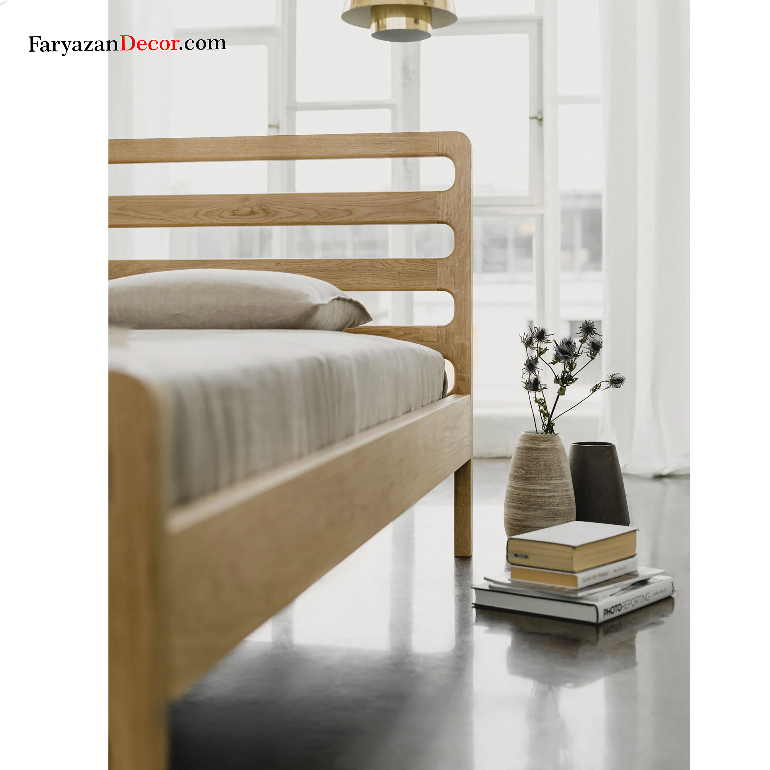 تخت خواب فریازان مدل Evan 6 تخت خواب فریازان مدل Evan