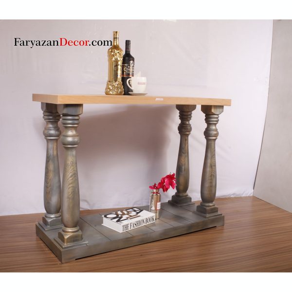 میز کنسول چوبی میز آرایشی چوبی آینه کنسول چوبی میز کنسول تمام چوب