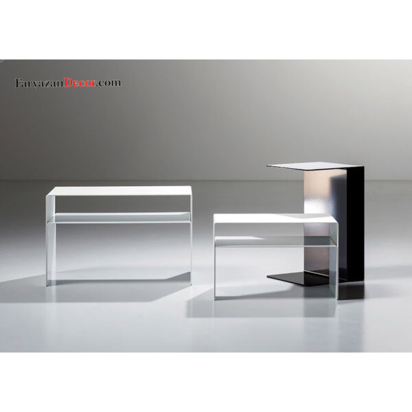 میز جلومبلی و کنارمبلی مینیمال فریازان دکور مدل  Minimal Metal A300