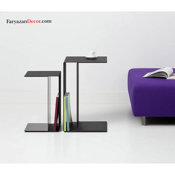 میز جلومبلی و کنارمبلی مینیمال فریازان دکور مدل  Minimal Metal A300