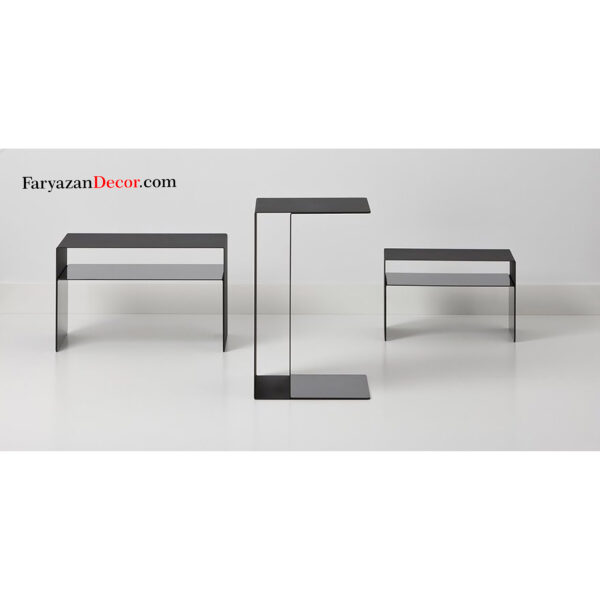 میز جلومبلی و کنارمبلی مینیمال فریازان دکور مدل  Minimal Metal A300