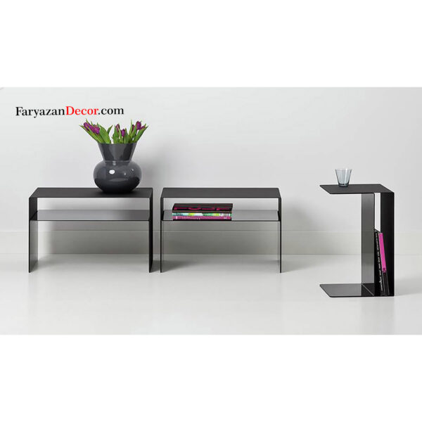 میز جلومبلی و کنارمبلی مینیمال فریازان دکور مدل  Minimal Metal A300