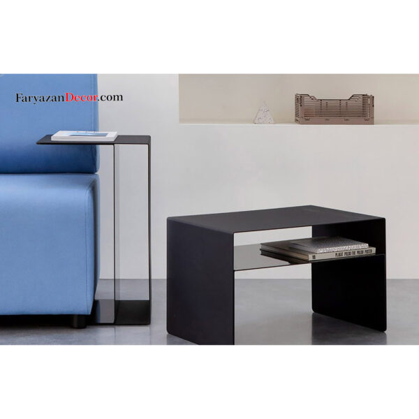 میز جلومبلی و کنارمبلی مینیمال فریازان دکور مدل  Minimal Metal A300