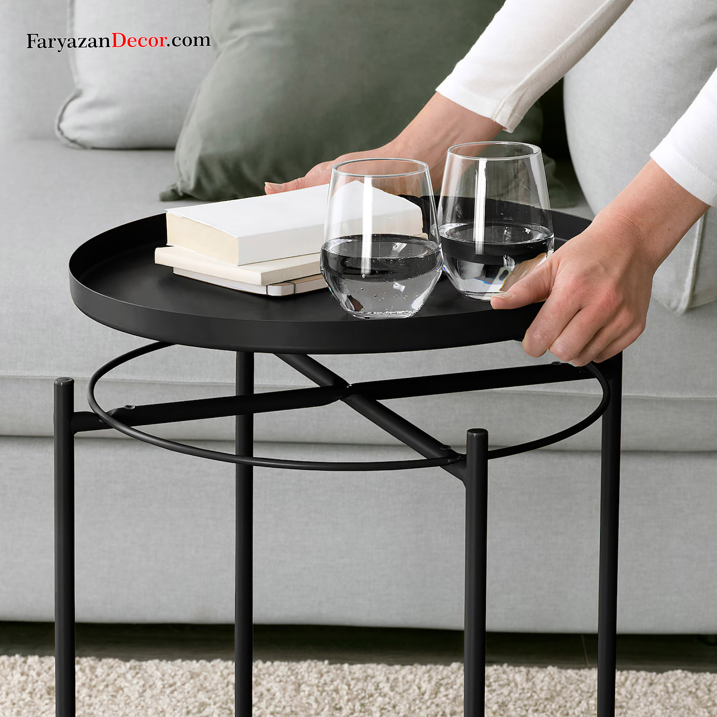 میز کنارمبلی مینیمال فریازان دکور مدل GLADOM 1 میز کنارمبلی مینیمال فریازان دکور مدل Minimal Metal 7