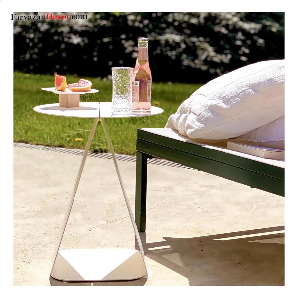 میز کنار مبلی مینیمال فریازان دکور مدل Minimal Metal 2000