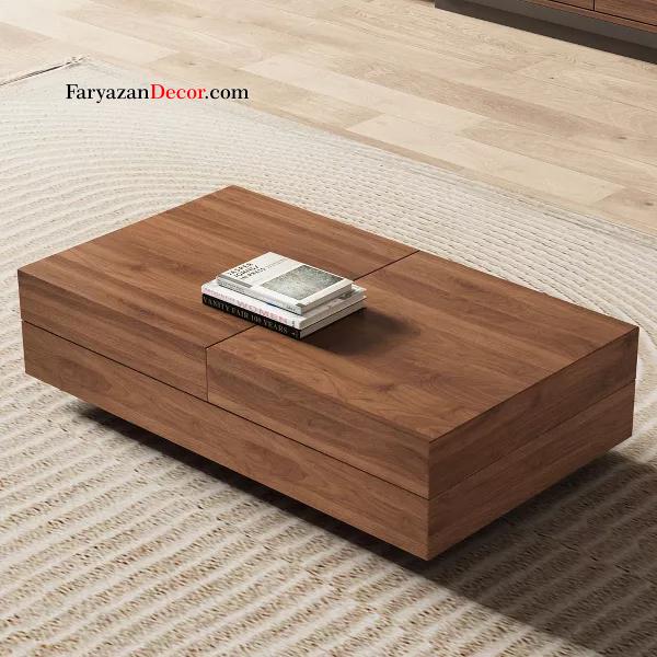 میز جلو مبلی mdf فریازان دکور مدل STIV