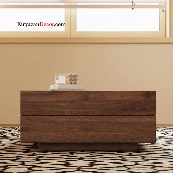 میز جلو مبلی mdf فریازان دکور مدل BERT