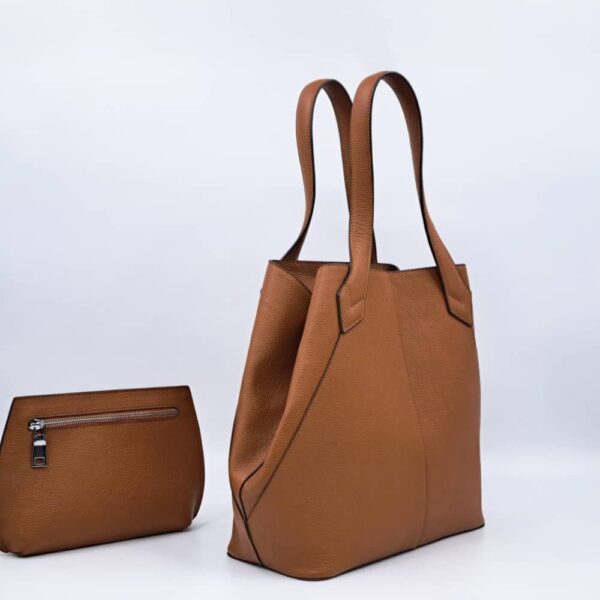 کیف مجلسی زنانه چرم طبیعی فریازان دکور مدل h217